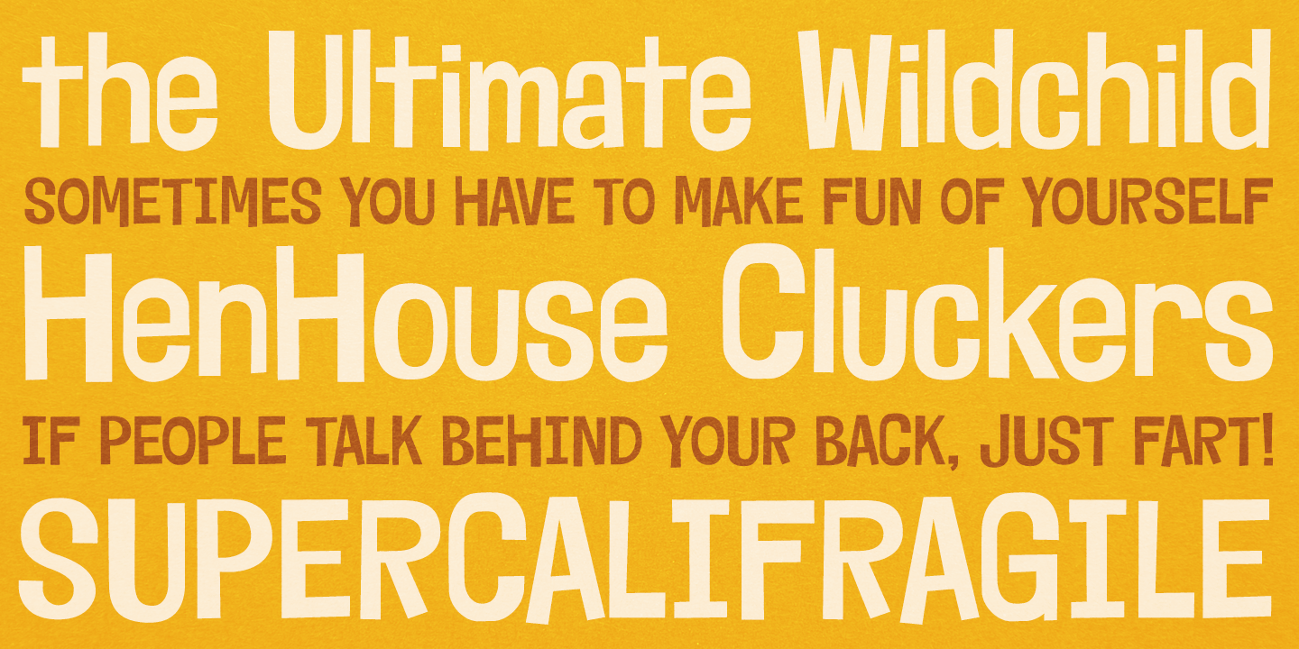 HenHouse Font Poster #1