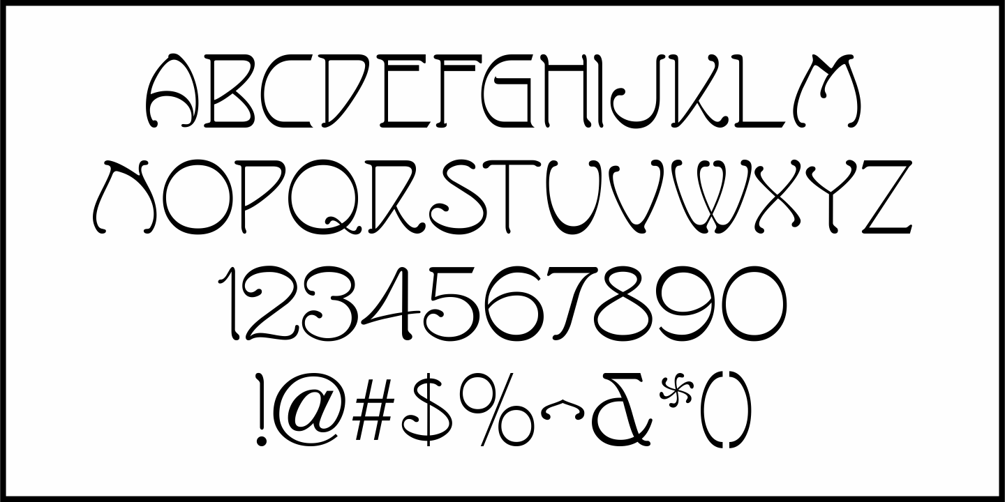Movie Romance Font Poster #1