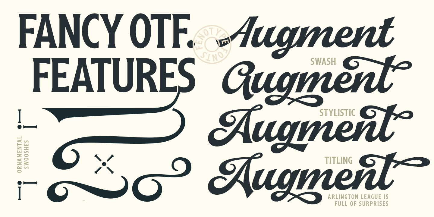 Arlington League Font Poster #1