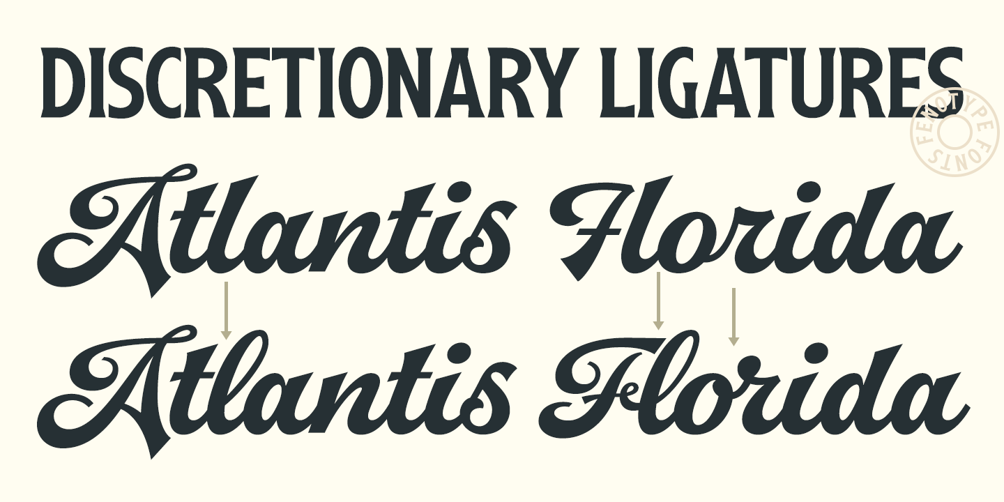 Arlington League Font Poster #1