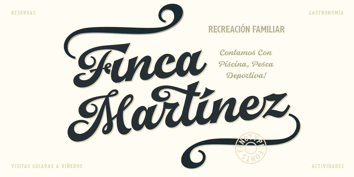 Arlington League Font Poster #1