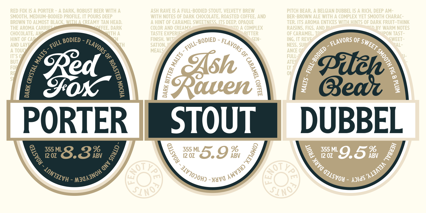 Arlington League Font Poster #1