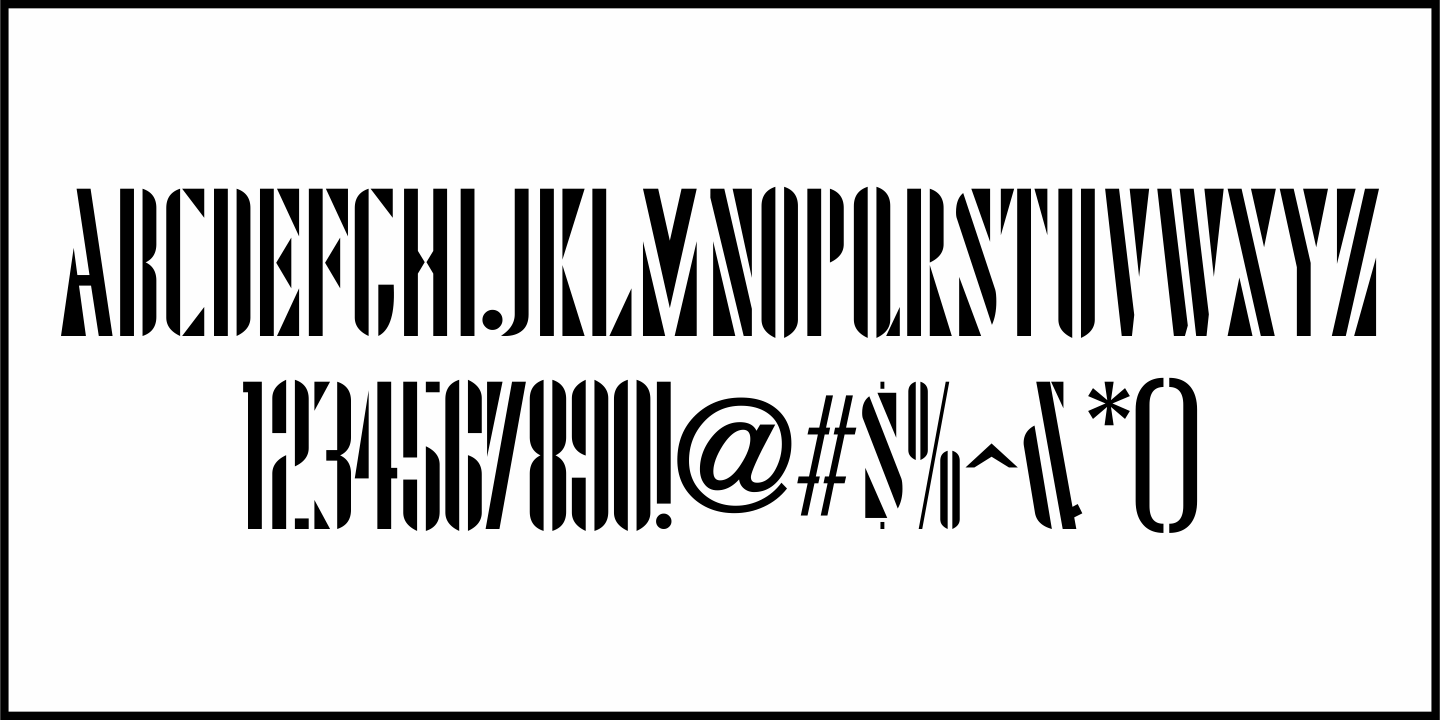 Art Event Font Poster #3