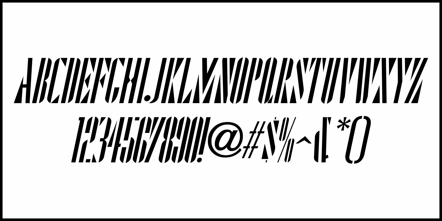 Art Event Font Poster #5