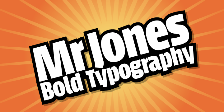 Mr. Jones Font Poster #1
