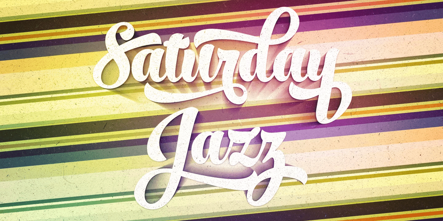 No Seven Font Poster #1