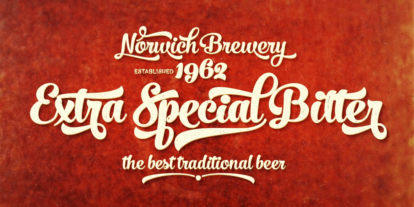 No Seven Font Poster #1