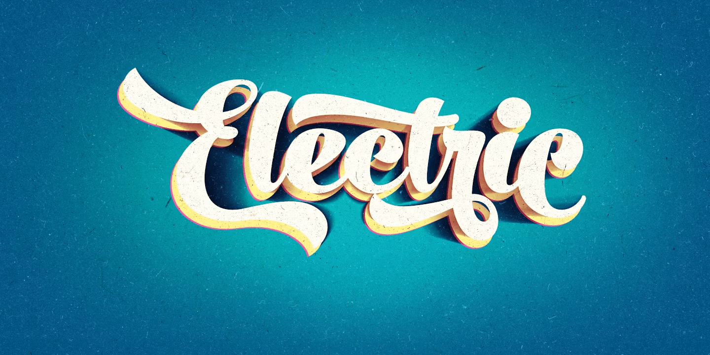 No Seven Font Poster #1