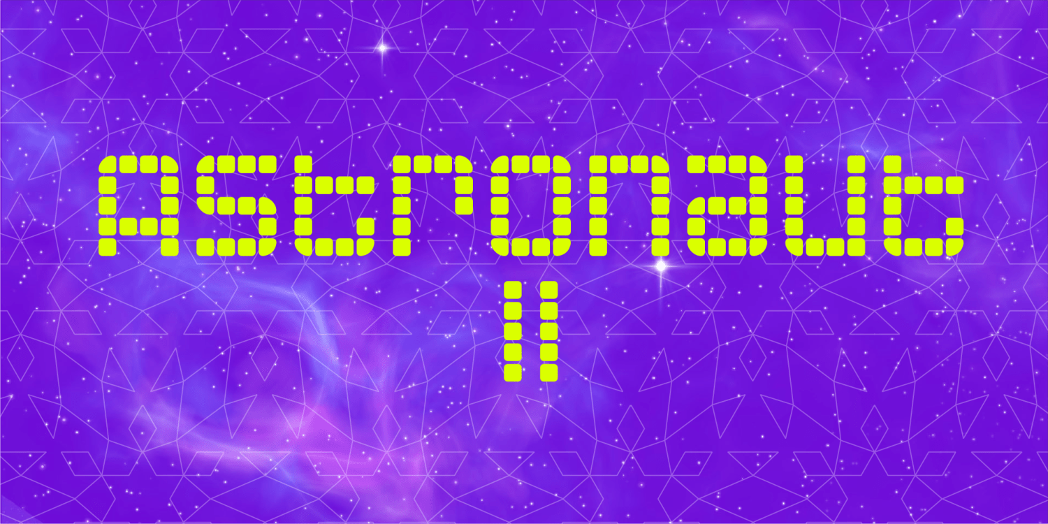 Astronaut Font Poster #1
