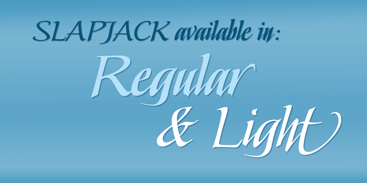 Slapjack Font Poster #1