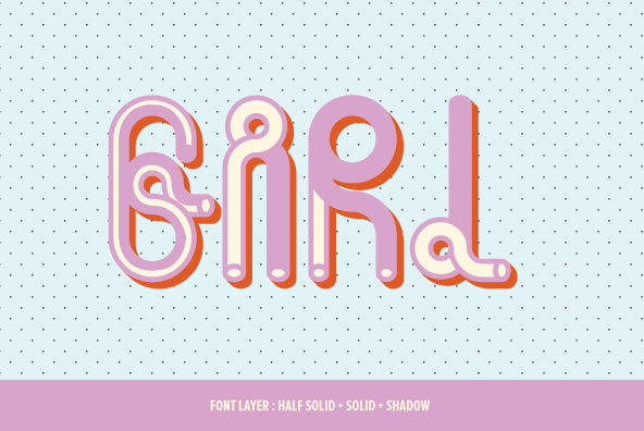 YWFT Pipe Font Poster #1