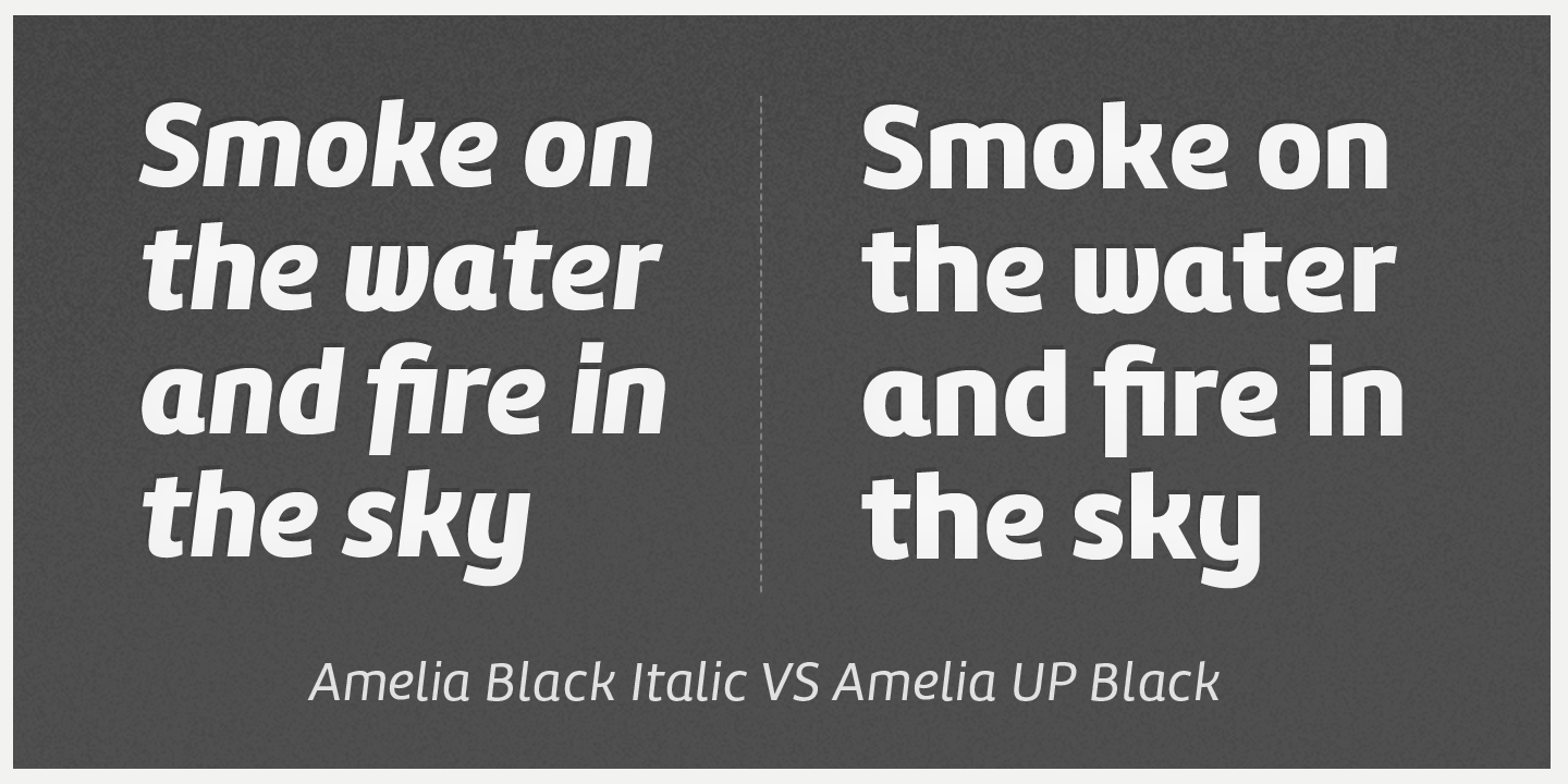 Amelia Font Poster #1