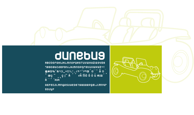 Dunebug Font Poster #1