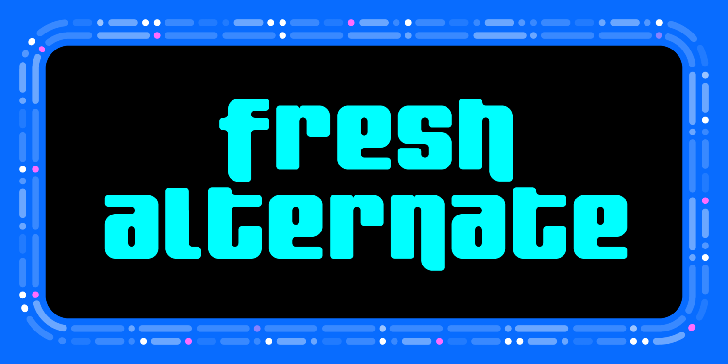 Fresh Font Poster #1