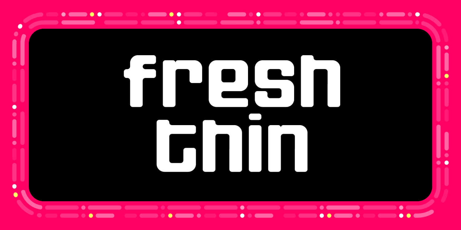 Fresh Font Poster #1