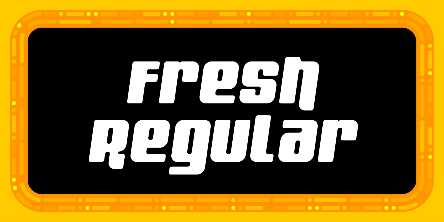 Fresh Font Poster #1