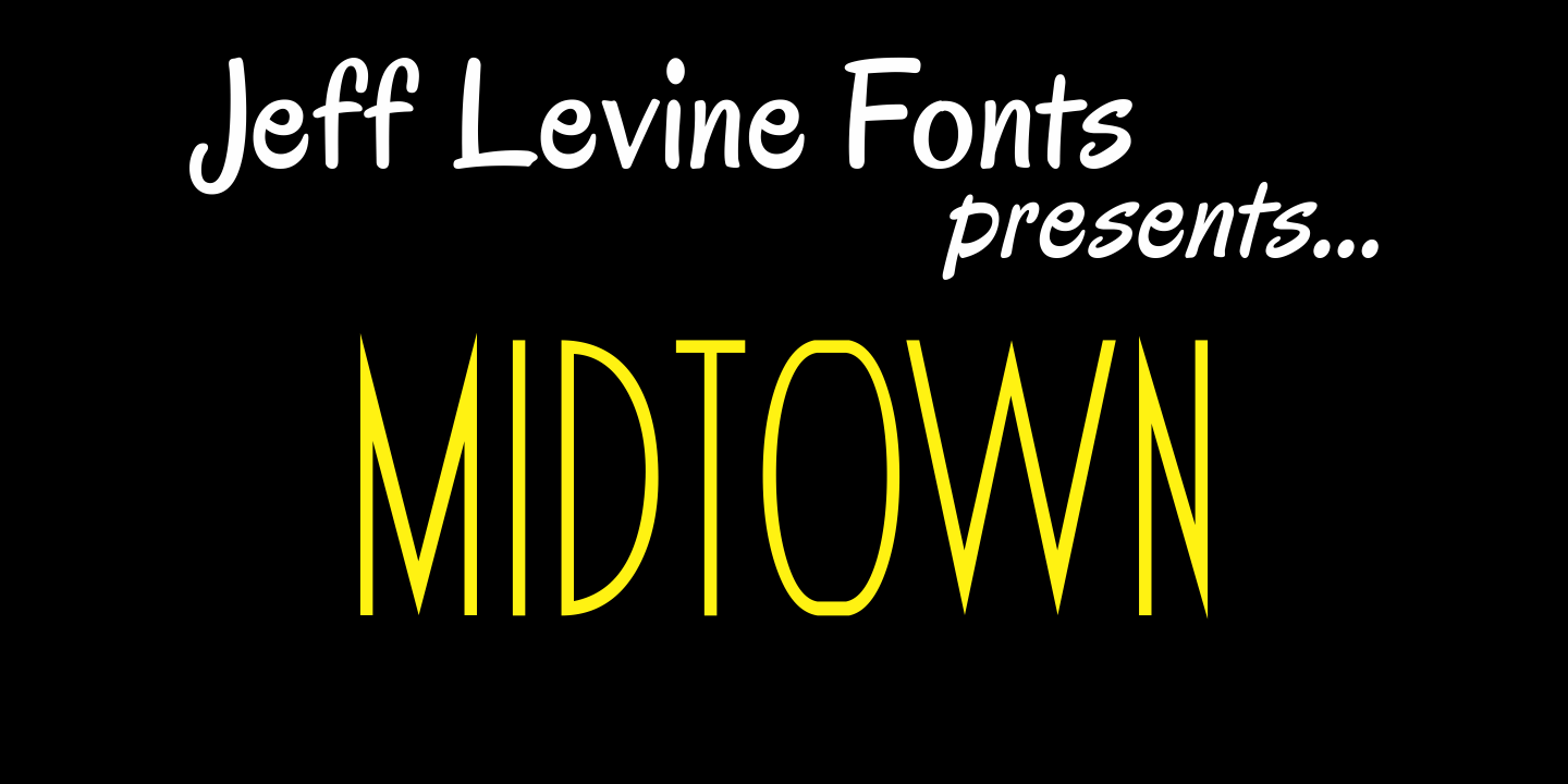 Midtown Font Family Poster