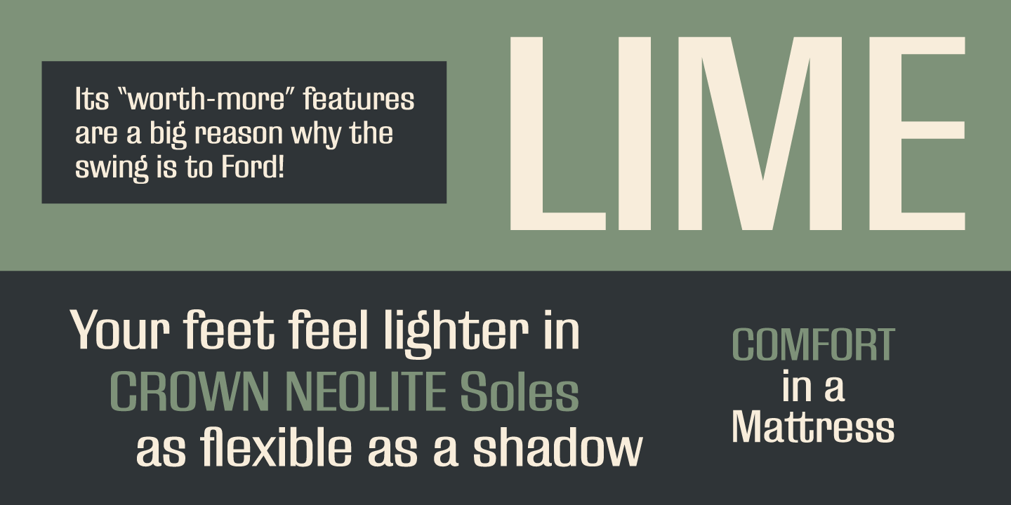 Filmotype Miner Font Poster #2