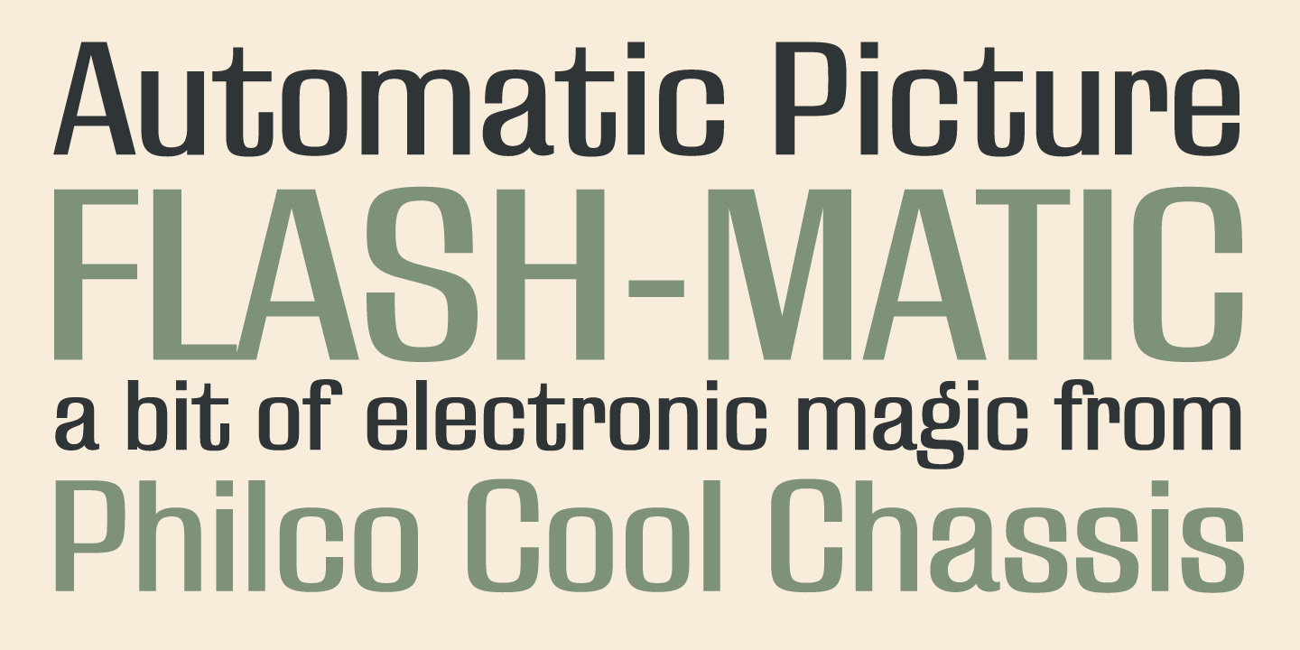 Filmotype Miner Font Poster #3
