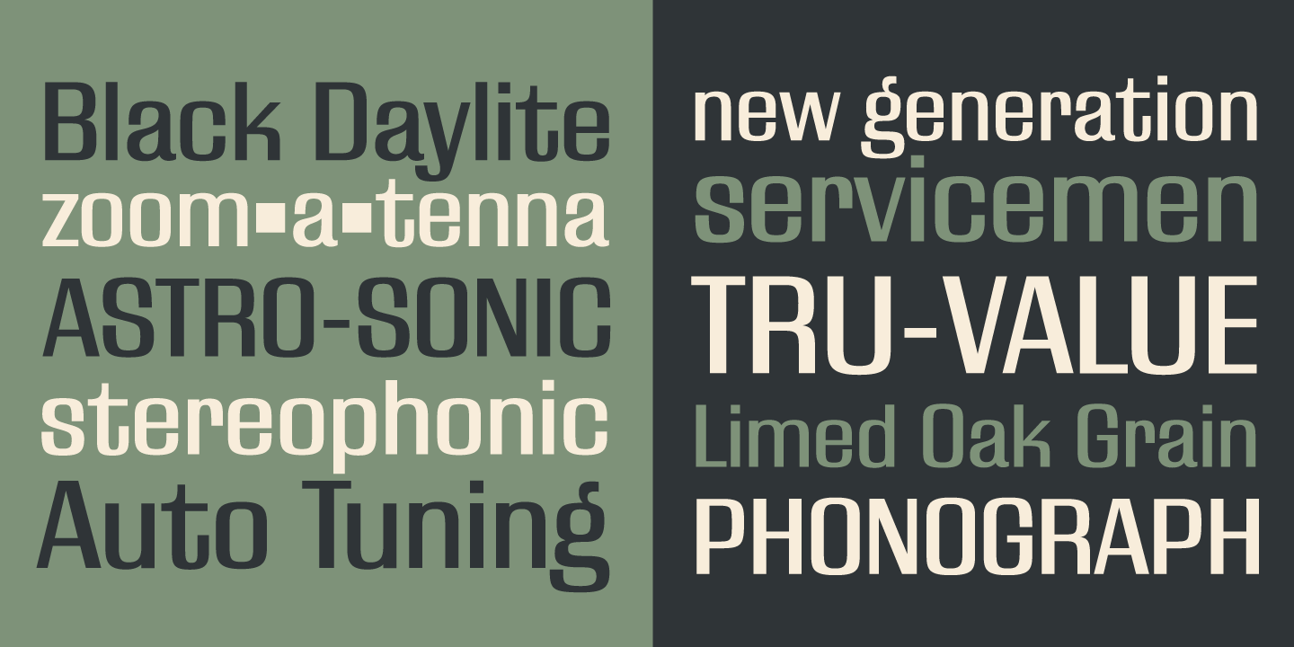 Filmotype Miner Font Poster #4