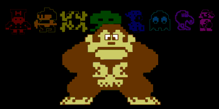 Arcade Characters Font Poster #1