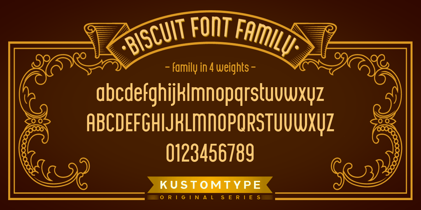 Biscuit Pro Ext Pack Font Poster #1