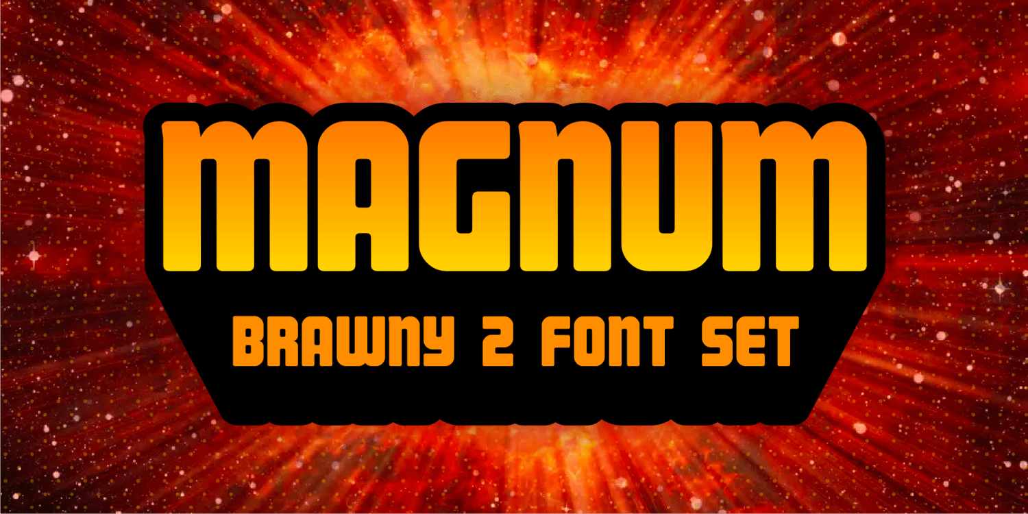 Magnum Font Poster #1
