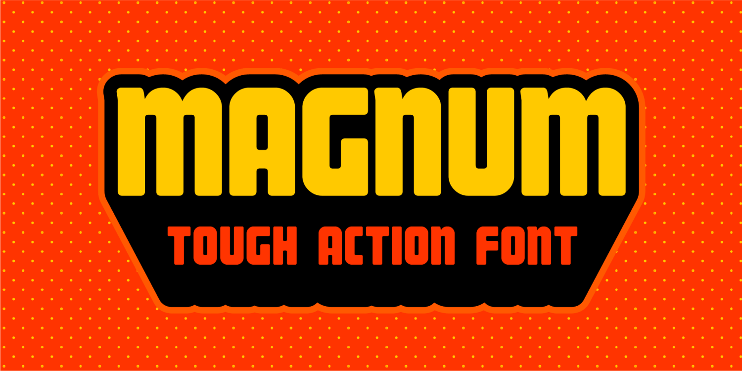 Magnum Font Poster #1