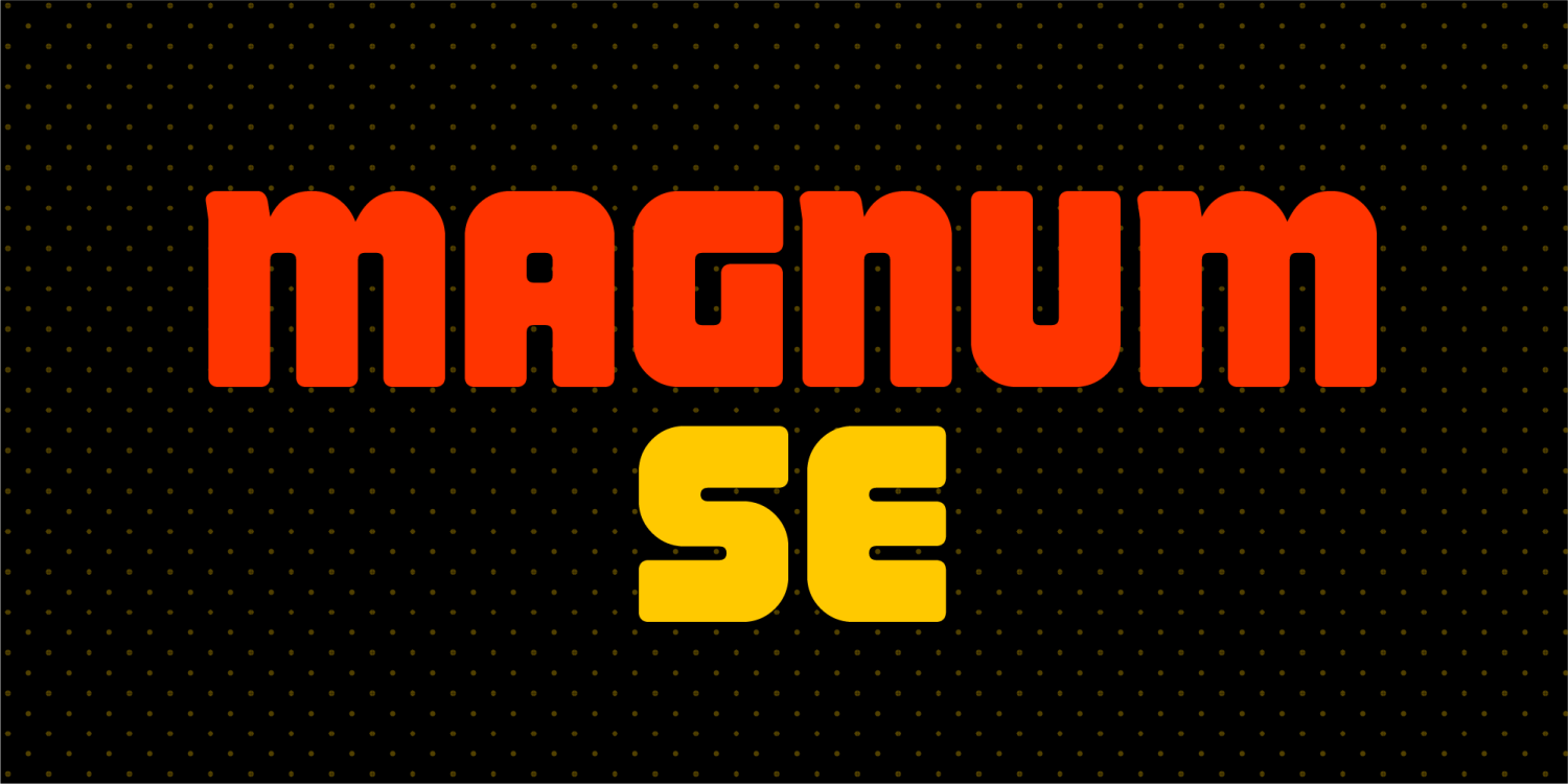 Magnum Font Poster #1