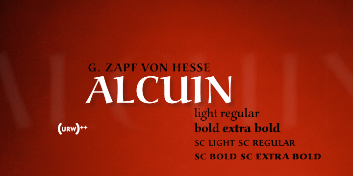 Alcuin Font Poster #1