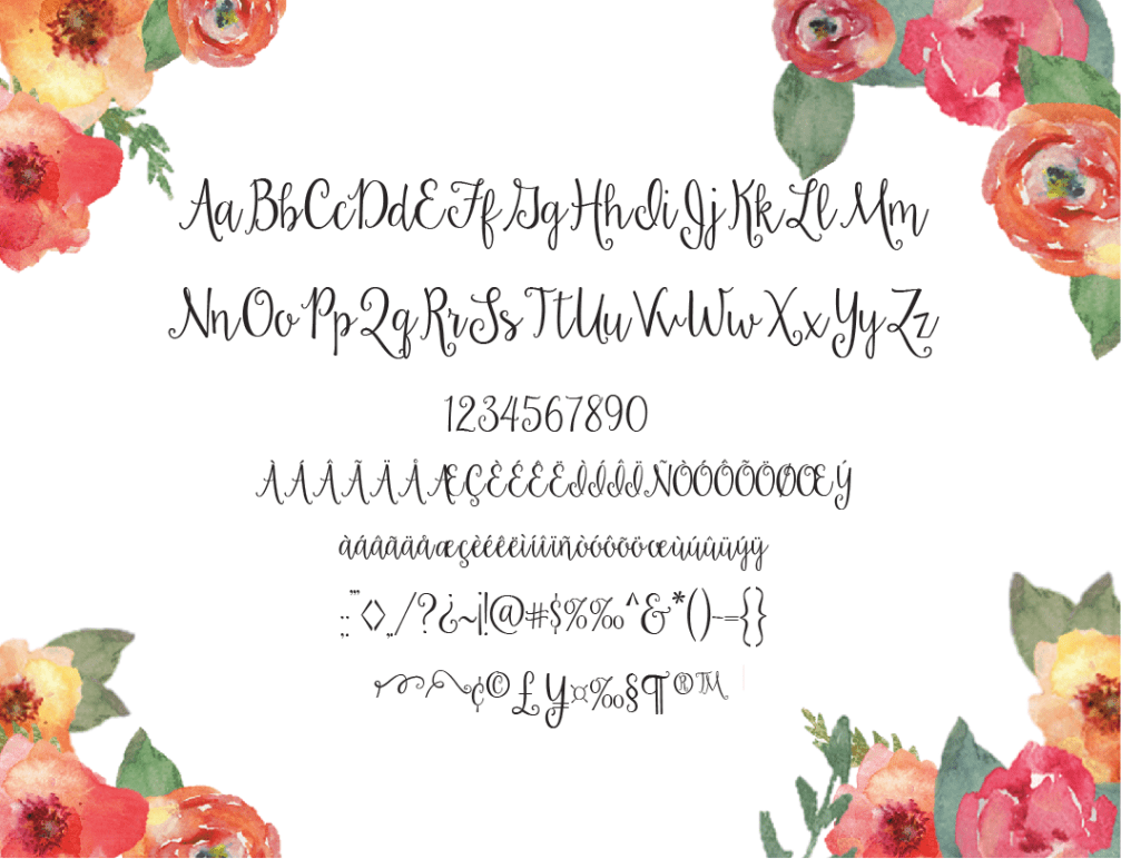Hello Sunshine Font Poster #1