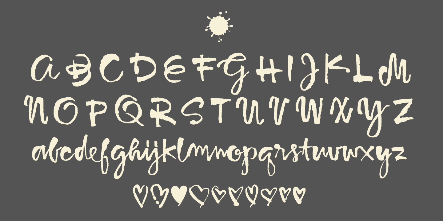 Dear Rae, Love Dad Font Poster #1