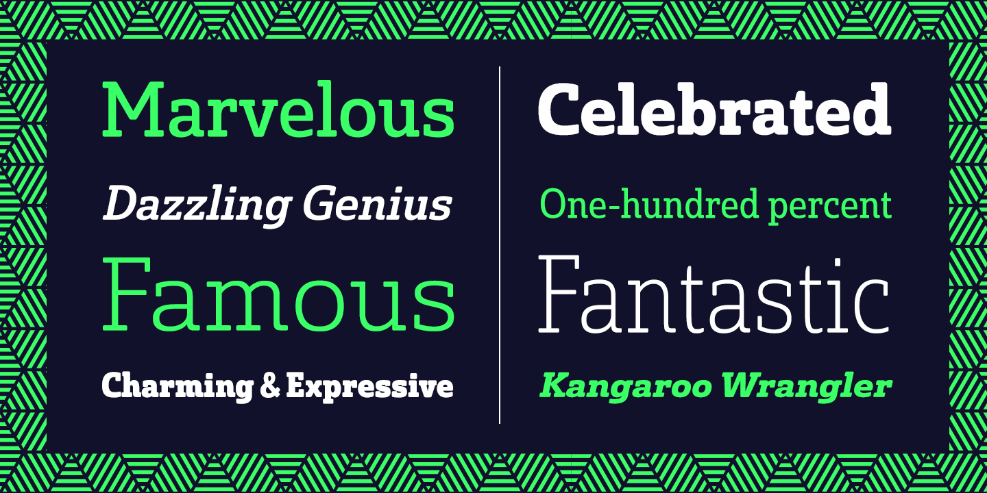 Solitas Slab Font Poster #1