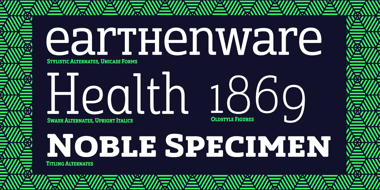 Solitas Slab Font Poster #1