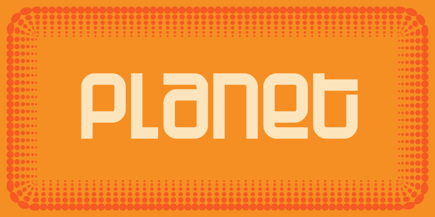 Planet Font Poster #1
