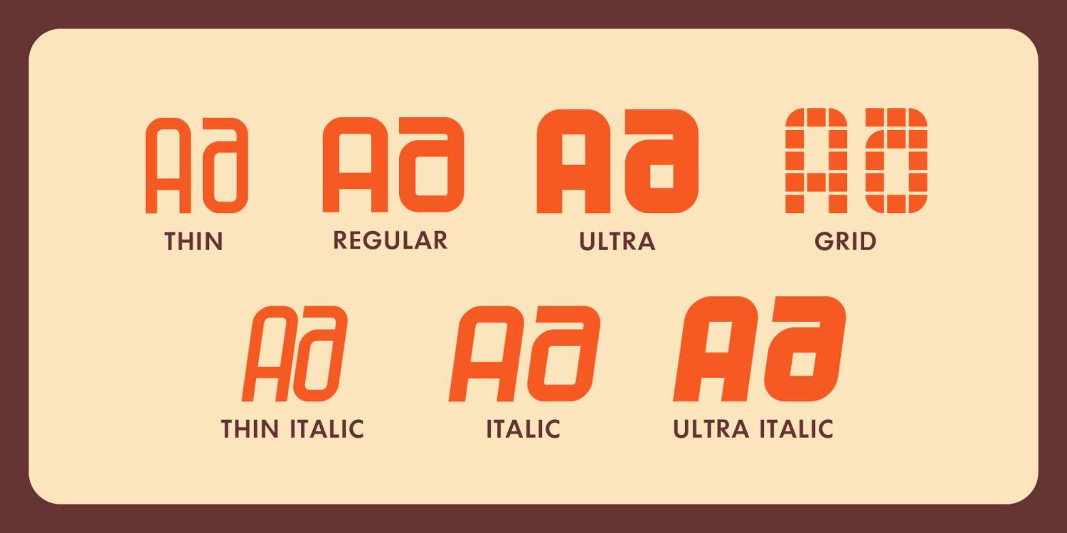 Planet Font Poster #1