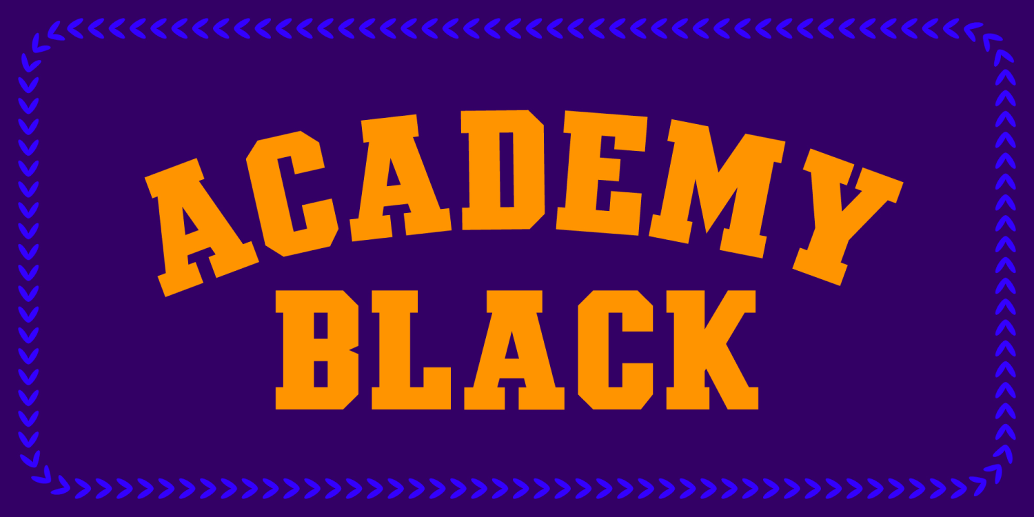 Academy Font Poster #1