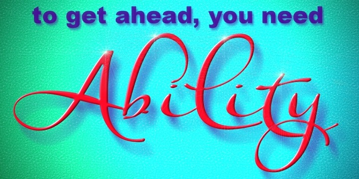 Ability Font Poster #1
