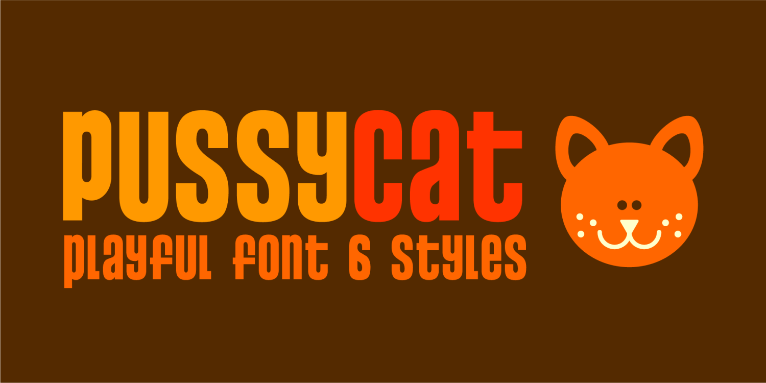 Pussycat Font Poster #1