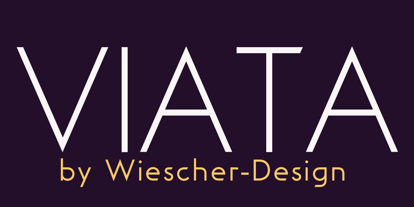 Viata Font Poster #1