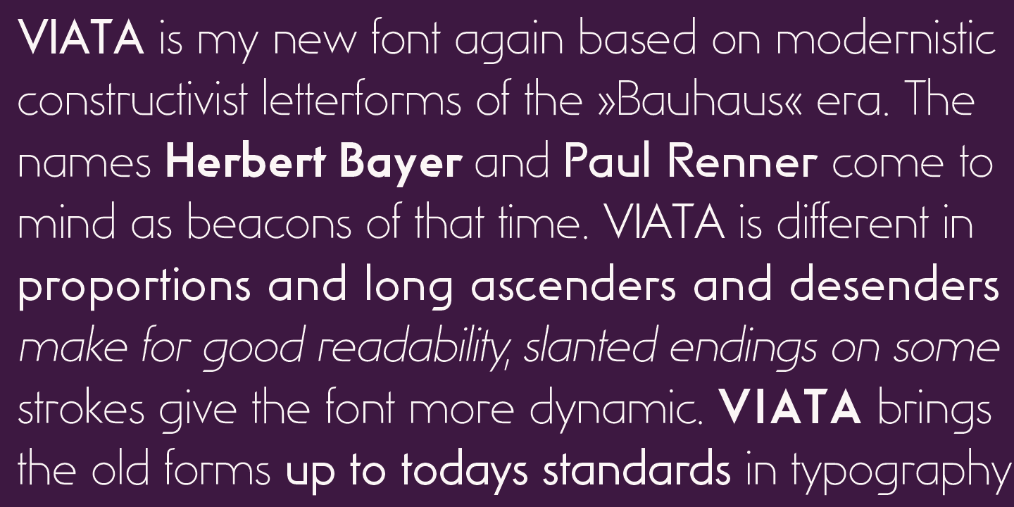 Viata Font Poster #1