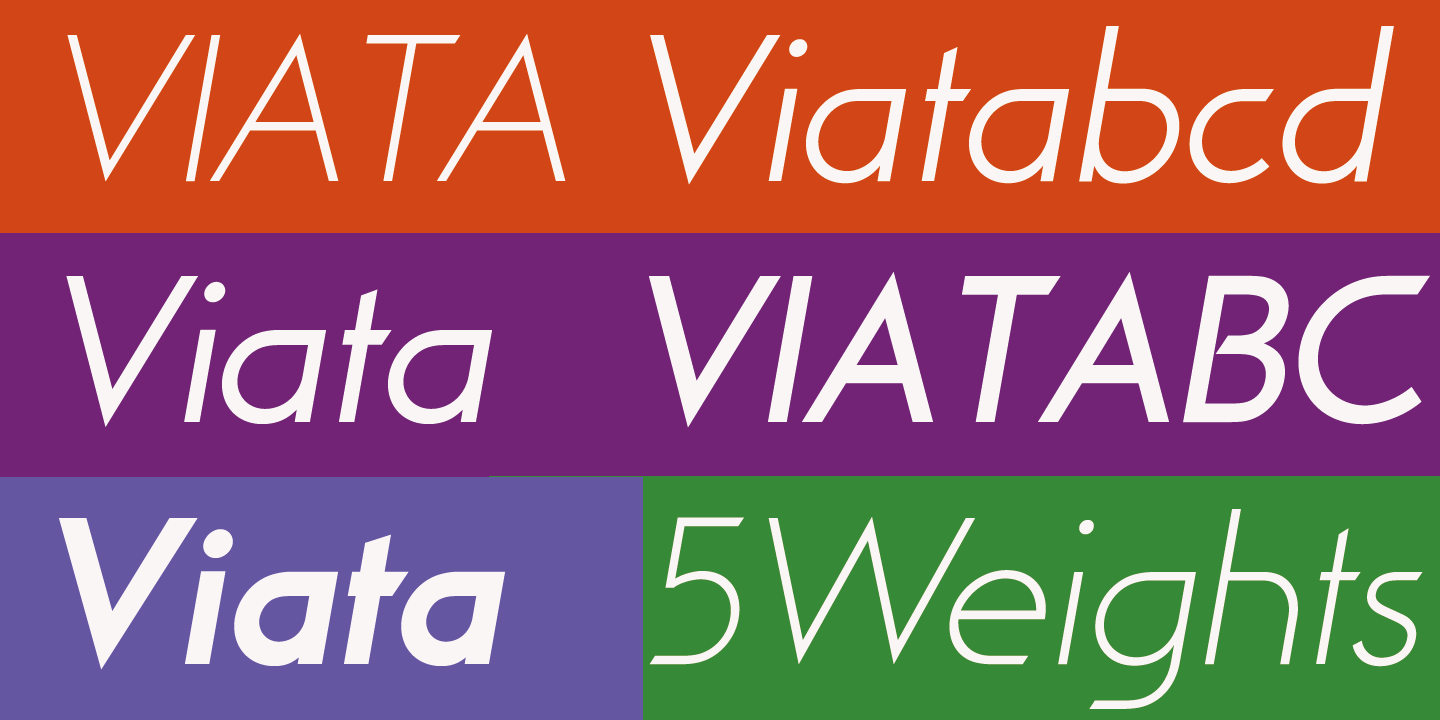Viata Font Poster #1