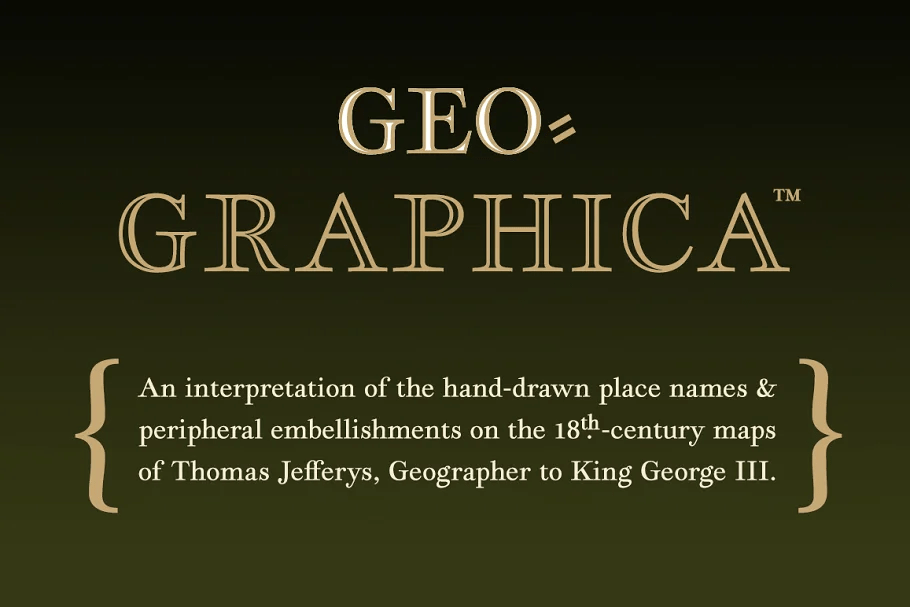 Geographica Font Poster #1