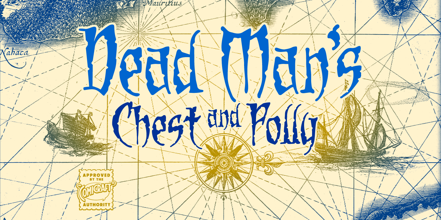 Dead Mans Font Poster #1