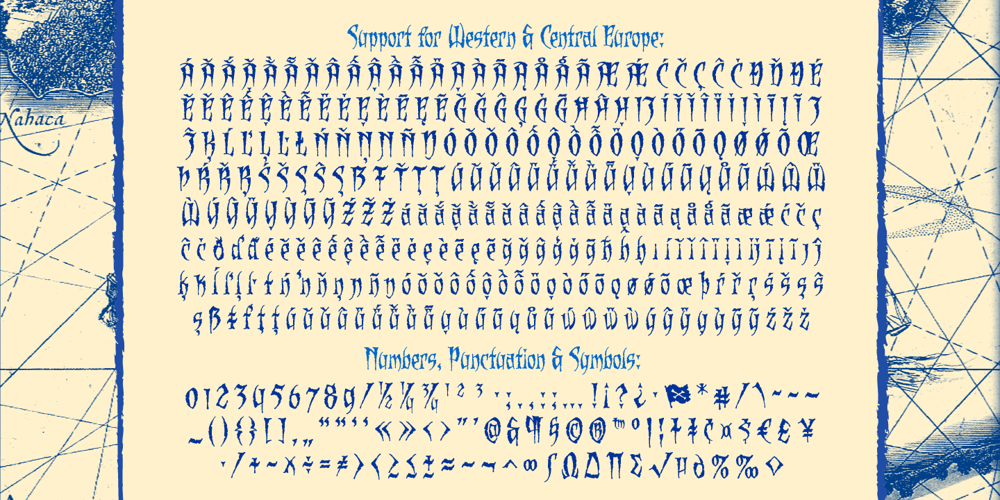 Dead Mans Font Poster #1