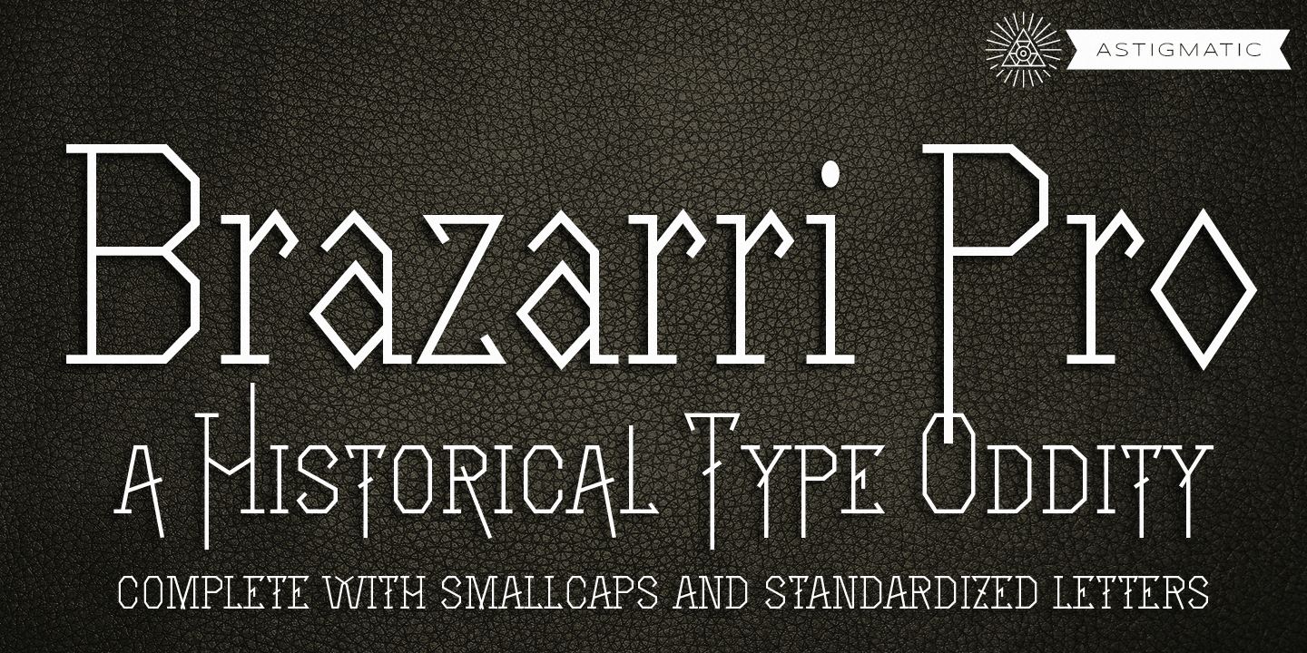 Brazarri Pro AOE Font Poster #1