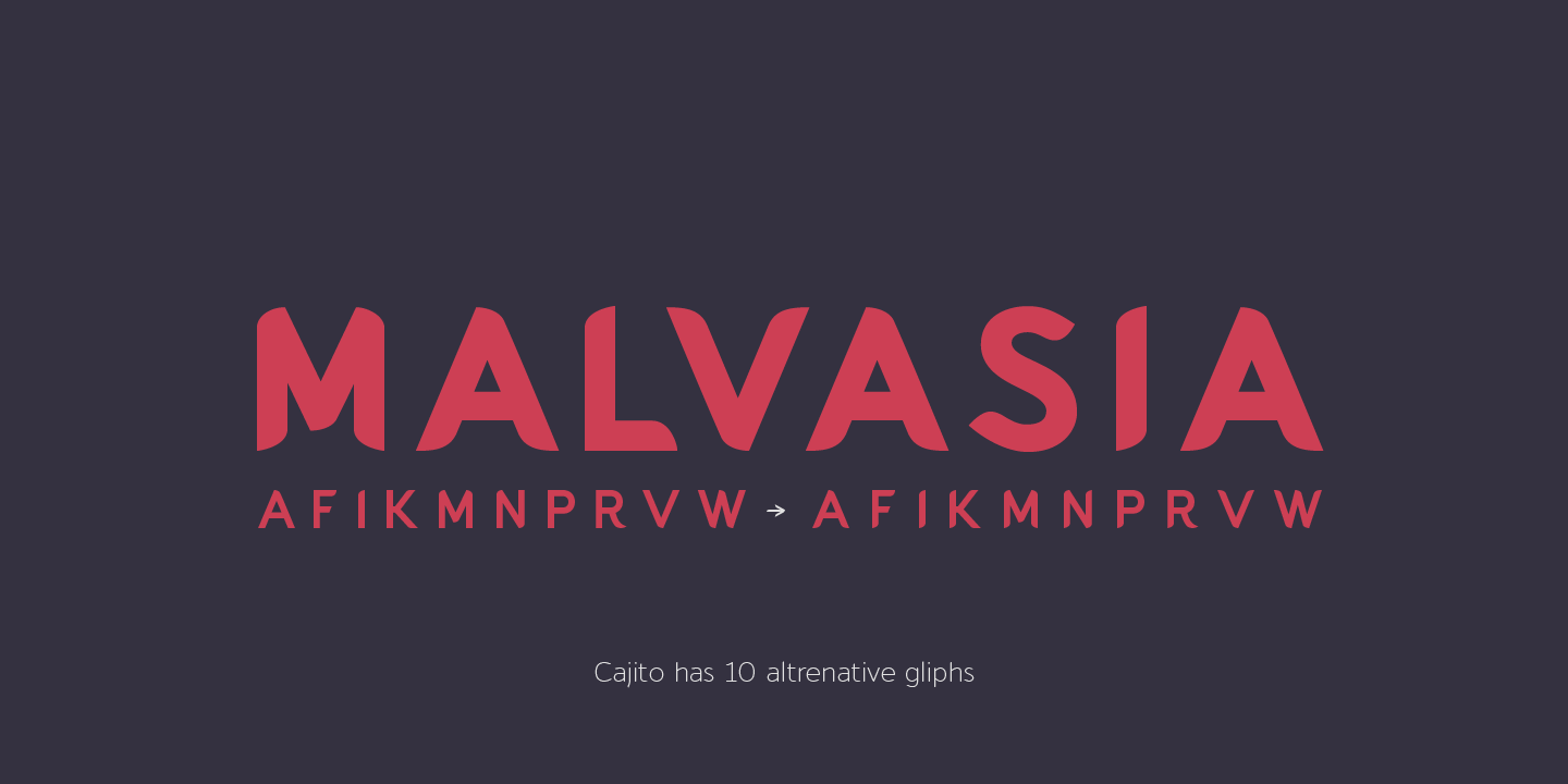 Cajito Font Poster #1