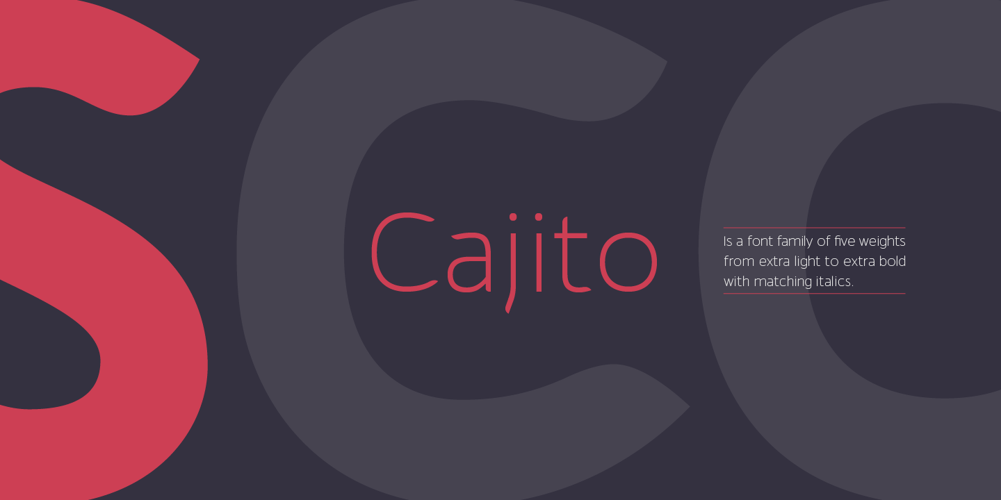 Cajito Font Poster #1