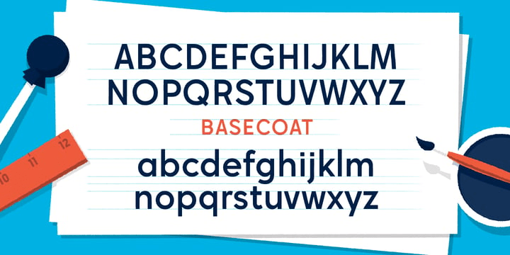 Basecoat Font Poster #1