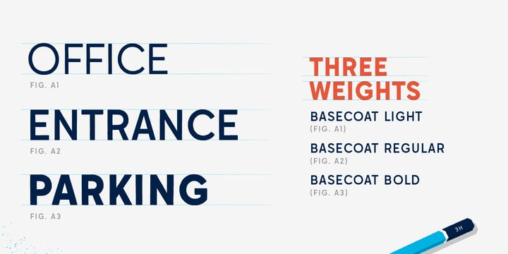 Basecoat Font Poster #1